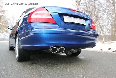 Exhaust Mercedes CLK W209 C209 Coupe A209 Convertible From 02 2x115x85 Angled • $811.33