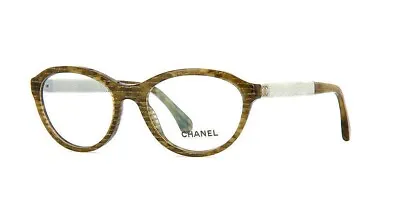 CHANEL  Womens Eyeglasses -  3266 1444 - Line Glitter - Taupe Brown • $295