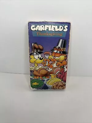 RARE 1992 Garfield's Thanksgiving VHS Cassette Tape • $29.99