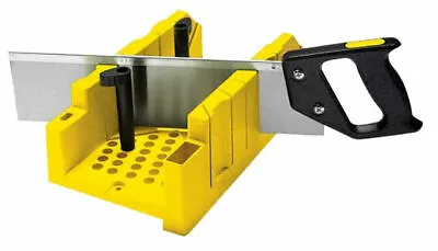 Stanley Tools Clamping Mitre Box And Fine Cut Tenon W/ Saw - STA120600 • £24.99