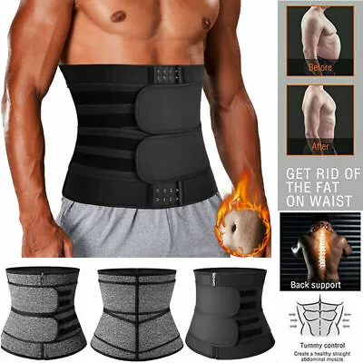 Professional Hernia Belt Umbilical Abdominal Support Men Truss Girdle Fat Burner • £9.99