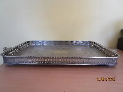 Vintage Art Deco Falstaff Silver Plate Tray • £30