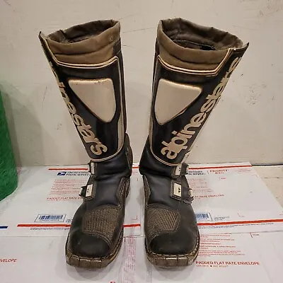 ALPINESTARS TECH-3 MENS BOOTS SIZE 11 Motocross Dirtbike Racing Made In Italy • $150
