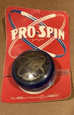 NOS  80's Yo Yo Pro Spin Olympian Blue DF Duncan Sales NIP  Vintage Toy • $9.25