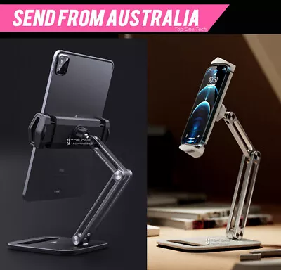 $48.99 • Buy Adjustable Tablet Stand Sturdy Alloy Foldable Phone Tablet IPad Device Holder 