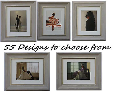 Jack Vettriano Framed Art Prints 33cm X 28cm 55 Designs To Choose GREY Frame • £24