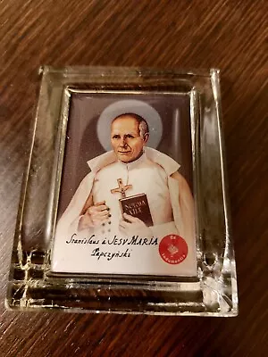 Second Class Reliquary Saint Stanislaus Jesus Maria Papczyński Vatican Postulato • $159