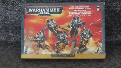 Games Workshop Warhammer 40k Chaos Space Marines Raptors Squad Finecast New GW • £124.99