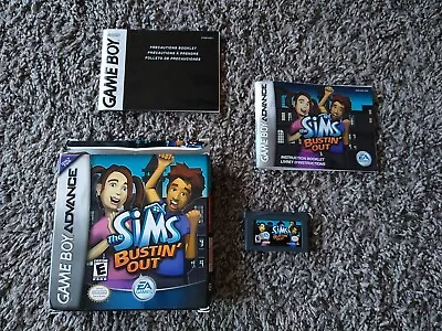 Sims Bustin' Out GBA In Box • $31