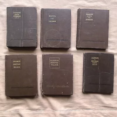 Lot Of 6 MacMillan's Pocket Classics Series Antique Shakespeare Walter Scott Etc • $14.99