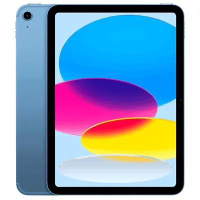 Apple IPad 10th Generation 10.9  64GB Blue Wi-Fi Tablet MPQ13LL/A 2022 Model • $339
