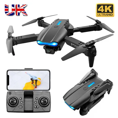 2023 New RC Drone With 8K HD Dual Camera WiFi FPV Foldable Quadcopter +3 Battery • $18.99