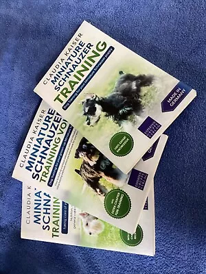 CLAUDIA Kaiser Miniature Schnauzer TrainingVol.1 Vol.2  Vol.3 • $14.99