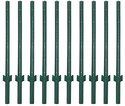 4 Feet Sturdy Duty Metal Fence Post – Garden U Post For Fencing  • $63.23