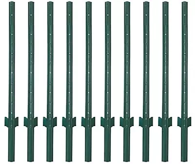 4 Feet Sturdy Duty Metal Fence Post – Garden U Post For Fencing NEW • $59.61