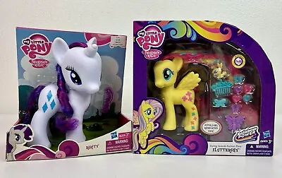 Hasbro My Little Pony Styling Strands Fashion Fluttershy & Vinyl Rarity NIB • $30