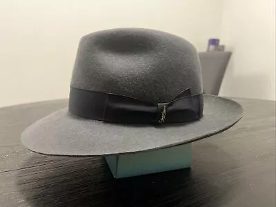 Borsalino Fedora Hats For Men: Federico Alessandria Fur Felt 6cm Medium Brim • $45