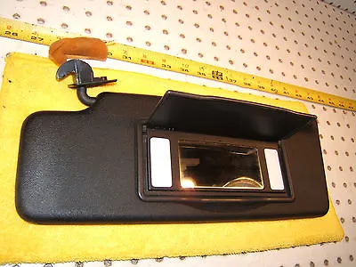 $111 • Buy VW 1999 Cabrio Convertible LEFT Driver Front BLACK Sun OEM 1 Visor With Mirror