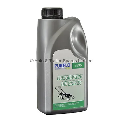 Purflo Sae30 Lawnmower Oil 1ltr 4 Strok Engine Oil + Free Gloves • £8.49
