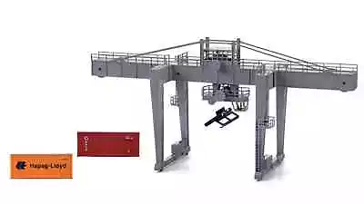 HL8000 Hornby OO Gauge Container Crane With 2 Containers • £24.99