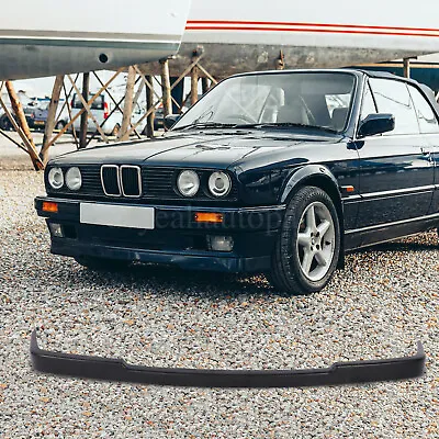 Lower Valance Front Lip Spoiler For 84-92 BMW E30 3 Series MTech Style Unpainted • $60.60