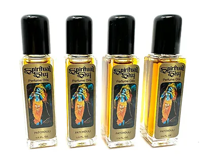 4 Pack: Spiritual Sky Oil: PATCHOULI Scented Oil (60's Hippy Perfume Patchouly) • $27.85