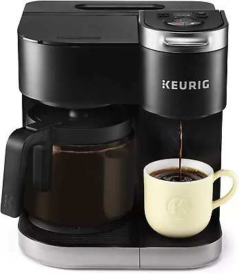 Keurig K-Duo Single Serve & Carafe Coffee Maker-(Black)- 1YR WARRANTY FREESHIPPI • $84.95