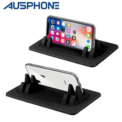 Rubber Car Dashboard Non-slip Mat Pad For Mobile Phone GPS Stand Mount Holder AU • $12.95