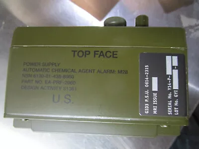 US Military Power Supply Battery Chemical Agent Alarm XM22 Radio M28  New • $183.89