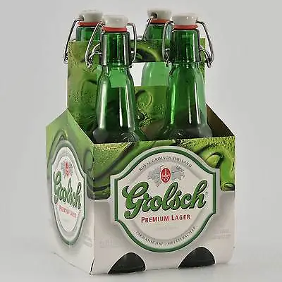 $14.95 • Buy 12 Grolsch Swingtop 15.2 Oz Beer Bottles W/3x 4-pack Carriers Swing Top Kombucha