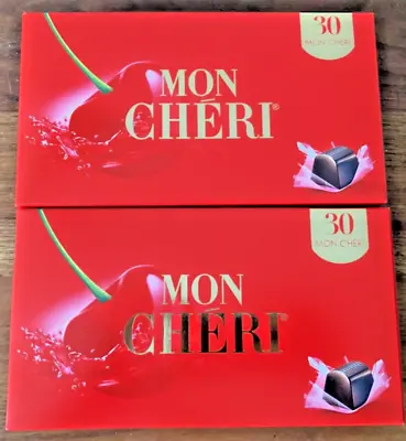 FRESH BOXES 60 PCS Total  Germany Ferrero Mon Cheri CHERRY Chocolate 07/2024 • $67.98
