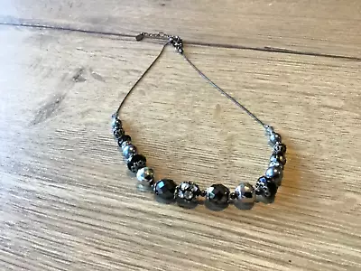 Marks And Spencer Silver Grey Shades Necklace By M&S ( Costume Jewellery) • £2.80