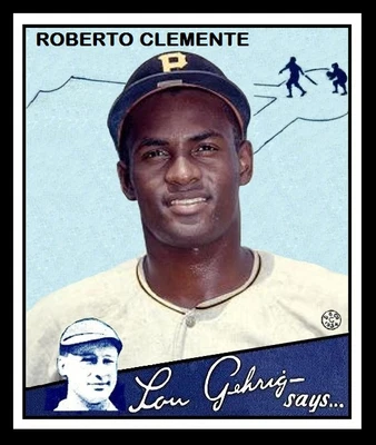 $1.25 • Buy 1934 Goudey Roberto Clemente Card Personally Made  Mt