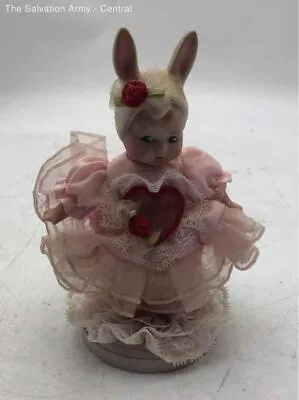 Marie Osmond Fine Bunny Love You Valentine Limited Edition Porcelain Doll • $5.99