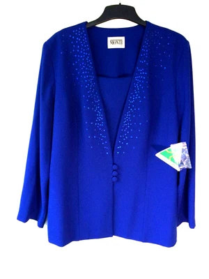 £10.99 • Buy Monti Ladies Jacket Size 16 Ultramarine Blue. Wedding/Bridal. RRP £40