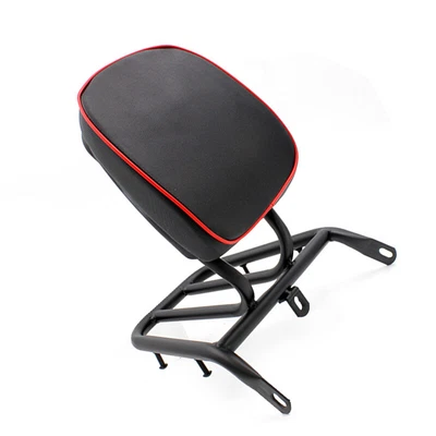 $60.74 • Buy US 1×Motorcycle Backrest Detachable Sissy Bar Passenger Rear Backrest Pad Set