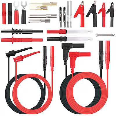 Neoteck 29X Multimeter Leads Kit Alligator ClipTest Hook Set With Wire Probes • $18.99