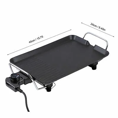 £28.41 • Buy 1360W Electric Teppanyaki Table Top Grill Griddle BBQ Hot Plate Barbecue UK Plug