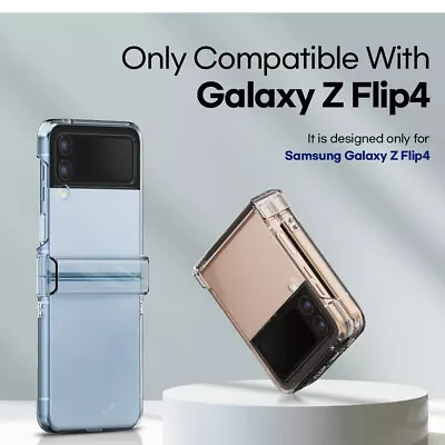 $10.99 • Buy Hinge Clear Case For Samsung Galaxy Z Flip 4 2022 Shockproof Protective Cover