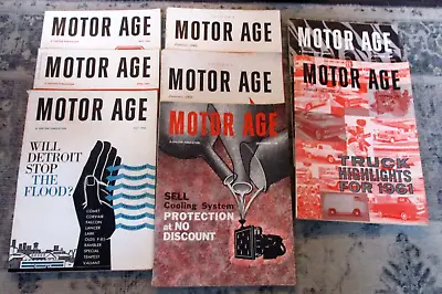 7 Vintage MOTOR AGE MAGAZINES. 1960 • $25
