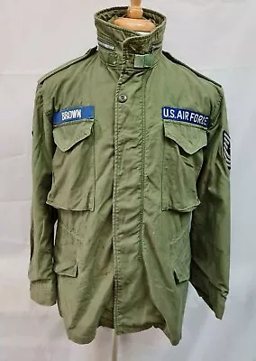 £109.95 • Buy Genuine 1969 US Army Issue Olive Green 107 M65 Combat Jacket Medium R #11