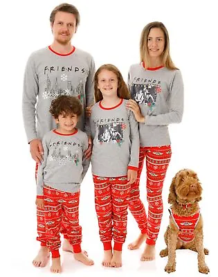 Friends Girls Christmas Pyjama Set | Central Perk Festive Xmas PJs • £12.99