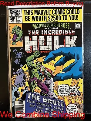 BARGAIN BOOKS ($5 MIN PURCHASE) Marvel Super-Heroes #91 (1980) We Combine Ship • $1.75
