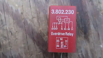 Volvo 240 740 760 780 Bertone Red Overdrive  Relay  1347768 KAE 3.802.230 NOS • $10