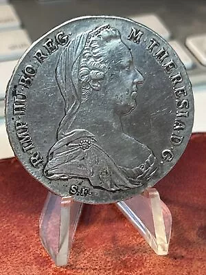 1780 AUSTRIA - MARIA THERESIA One Silver Thaler Coin • $29.99