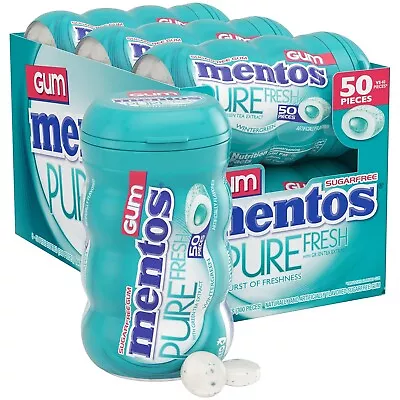 Mentos Pure Fresh Sugar-Free Chewing Gum With Xylitol Wintergreen Bulk 50 Cou • $25.69