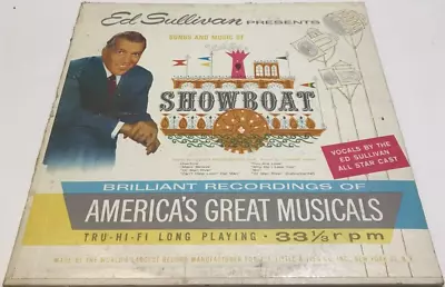 Vintage 1960 Ed Sullivan - Songs & Music Of Showboat ES3 12  Vinyl 33 LP Record • $12.95
