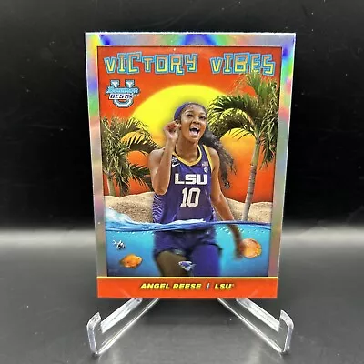 2023-24 Bowman Best University Victory Vibes Refractor Angel Reese No. VV-11 • $14.95