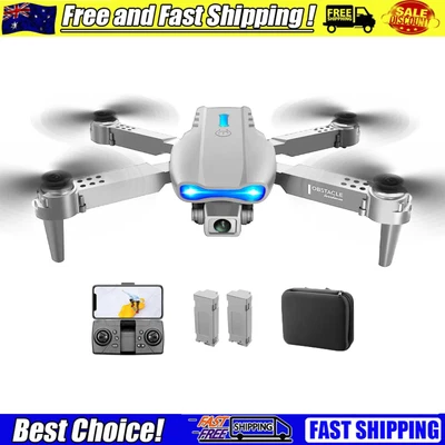 $43.11 • Buy Aeroplane USB Charging FPV Drones For Boys Girls ( Grey 2Battery 2 Camera)