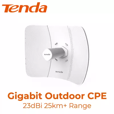 $174.95 • Buy Tenda O9 CPE 5Ghz 23dBi 867Mbps Wireless Wifi Extender Radar AP 25km+ Range
